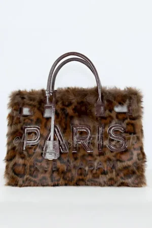 Discount Rue Madam Alaska Tote Leopardo Bolso