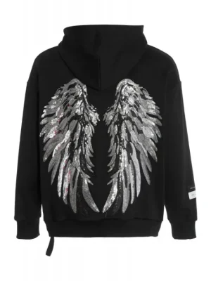 Clearance MWM Antica Negro Capucha Sudadera Unisex