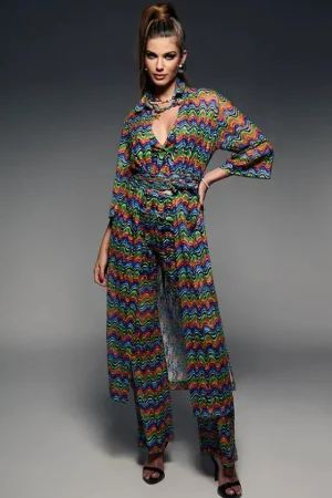 Outlet U Do It Arcoiris Kimono Chaqueta UDoIt  