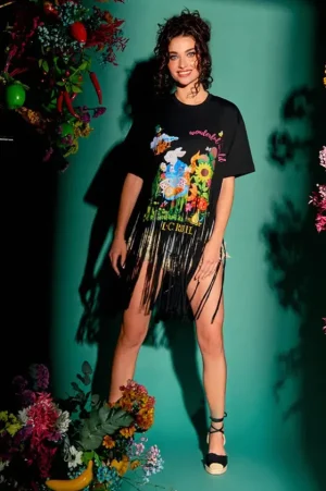 New Le Cruel Baranoa Negra Camiseta