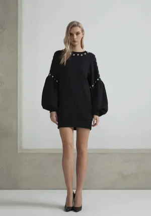 Fashion Odi Et Amo Borchie Vestido/sudadera