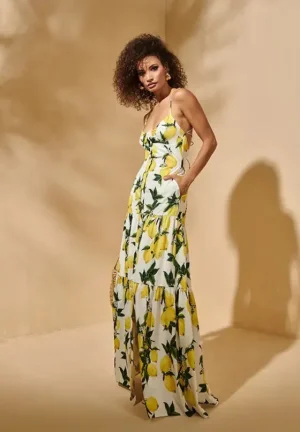 Clearance Fetiche Suances Capri Maxi Vestido