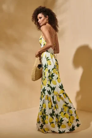 Clearance Fetiche Suances Capri Maxi Vestido