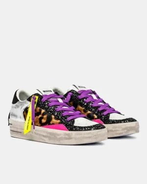 Best Crime London Cheetah Gloss Sneakers