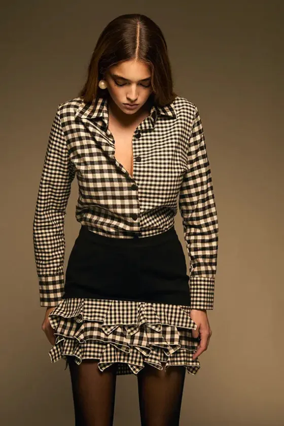 chess-negra-mini-falda-udoit-u-zSeVEfKW-4.webp Sale U Do It Chess Negra Mini Falda UDoIt