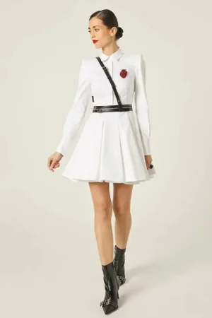 Outlet Masavi Francesca Blanco Vestido