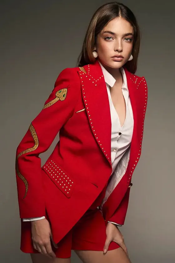 gold-snakes-blazer-udoit-u-do-TGXhLPBb-4.webp Online U Do It Gold Snakes Blazer UDoIt