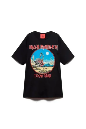 Fashion Aniye BY Iron Maiden Vestido/camiseta