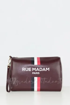 Sale Rue Madam RM Pouch Clutch Burgundy Bolso Clutch