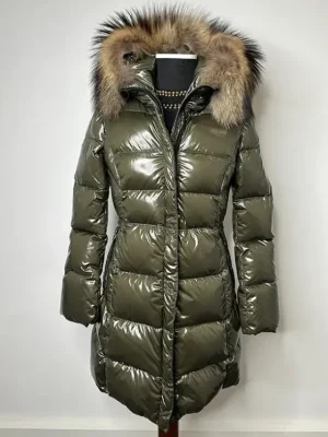 Clearance Flo & Clo Schumann Abrigo Plumas