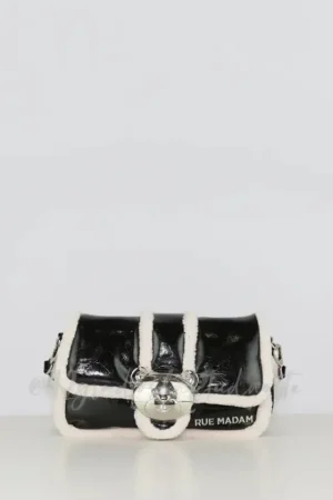 Fashion Rue Madam Shine It Negro Bolso