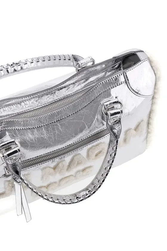 shine-tote-plateado-bolso-rue-HDPEWYNE-1.webp Sale Rue Madam Shine Tote Plateado Bolso