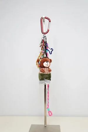 Clearance Rue Madam Teddy Charm Verde Llavero