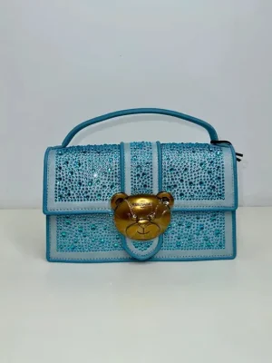 Best Rue Madam Teddy It Crystal Azul Bolso