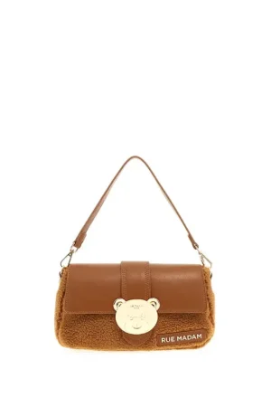 Sale Rue Madam Teddy Itbag Winter Marrón Bolso