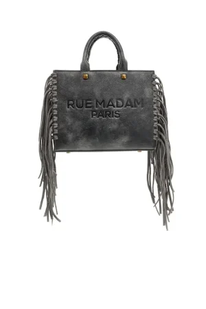 Outlet Rue Madam Texas Mini Tote Negro Bolso