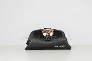 Best Rue Madam The Pouch Clutch Negro Bolso